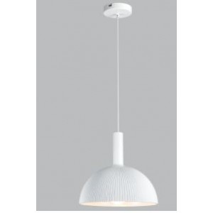 Metal White Pendant 1X60W Es