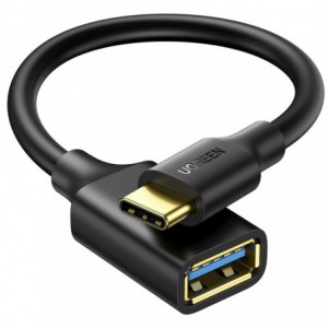 UGreen Type-C to USB-A Adapter (Male to Female- 15cm)– Black