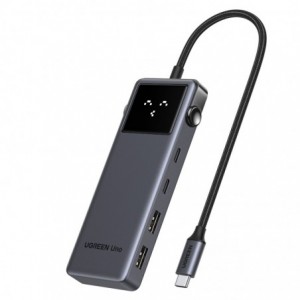 UGreen 6-in-1 Type-C Hub with 4K HDMI- 100W PD and 10Gbps USB Ports – Grey