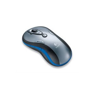 Logitech Mediaplay Cordless Mouse - Blue/Silver