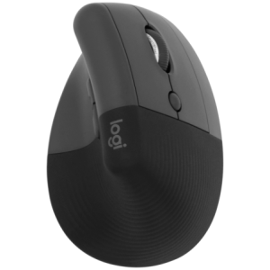 Logitech - Lift Vertical - Wireless Ergonomic Mouse - Graphite
