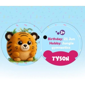 Tudo Buddies 10cm Plush - Tyson