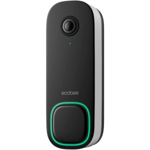 Ecobee SmartView HD+ Wired Doorbell Camera – Person &amp; Package Detection- Night Vision- 2-Way Talk