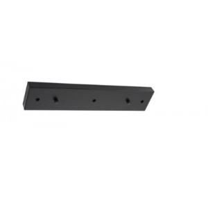 Black 400MM Square Ceiling Plate
