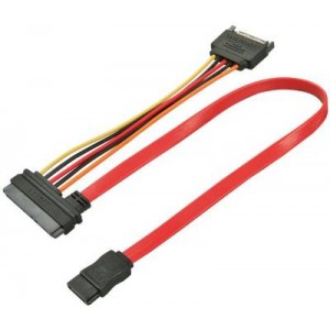 LINDY 0.3M INTERNAL SATA DATA &amp; PWR CABLE (33383)
