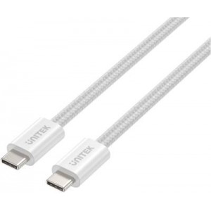 Unitek 1M 100W Magnetic USB-C Cab White (14141AW)