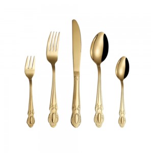 5-Piece Stainless Steel Flatware Set – Mirror Finish Tableware Utensils
