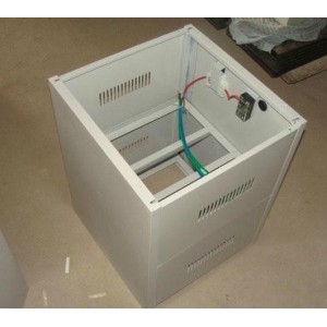 C4 Steel Battery Cabinet - Holds 4x 100Ah batteries (incl circuit breaker)