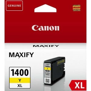 Canon PGI-1400XL Yellow Cartridge with yield of 900 pages