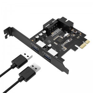 Orico PVU3-2O2I-V12-Port USB3.0 PCI-E Expansion Card2-Port USB3.0