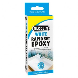 Alcolin Epoxy Liquid Rapid Set 2 X 20ML White