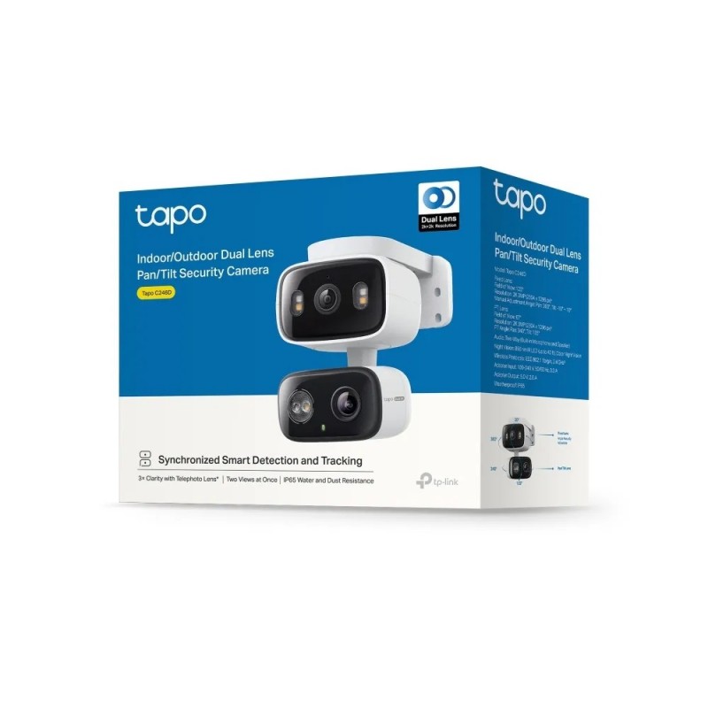 TP-Link Indoor/Outdoor Dual Lens Pan/Tilt Security Camera | Tapo