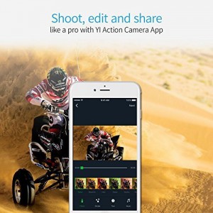 YI 4K Action Camera with EIS/Live Stream/Voice Control/12MP Raw Image/30fps Video