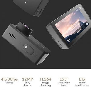 YI 4K Action Camera with EIS/Live Stream/Voice Control/12MP Raw Image/30fps Video