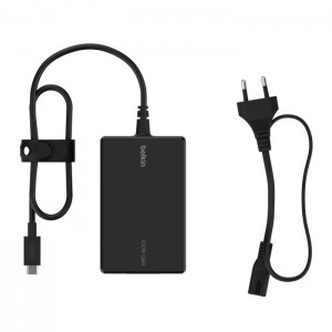 Belkin - BoostCharge USB-C GaN Universal Laptop Charger 100Watt - Black