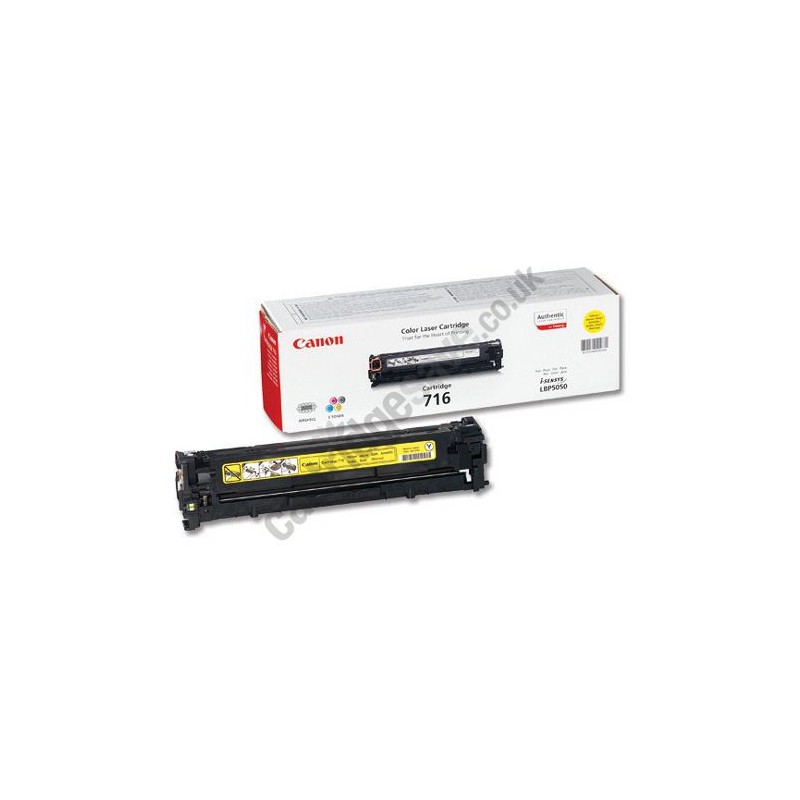 Canon 1977B002AA 716Y Yellow Laser Toner Cartridge