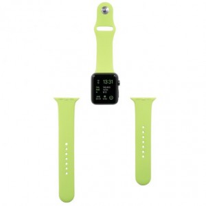 Apple Silicone Watch Strap 38mm-Light Green