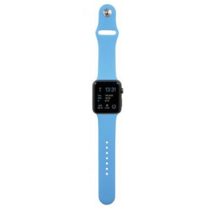 Apple Silicone Watch Strap 42mm-Light Blue
