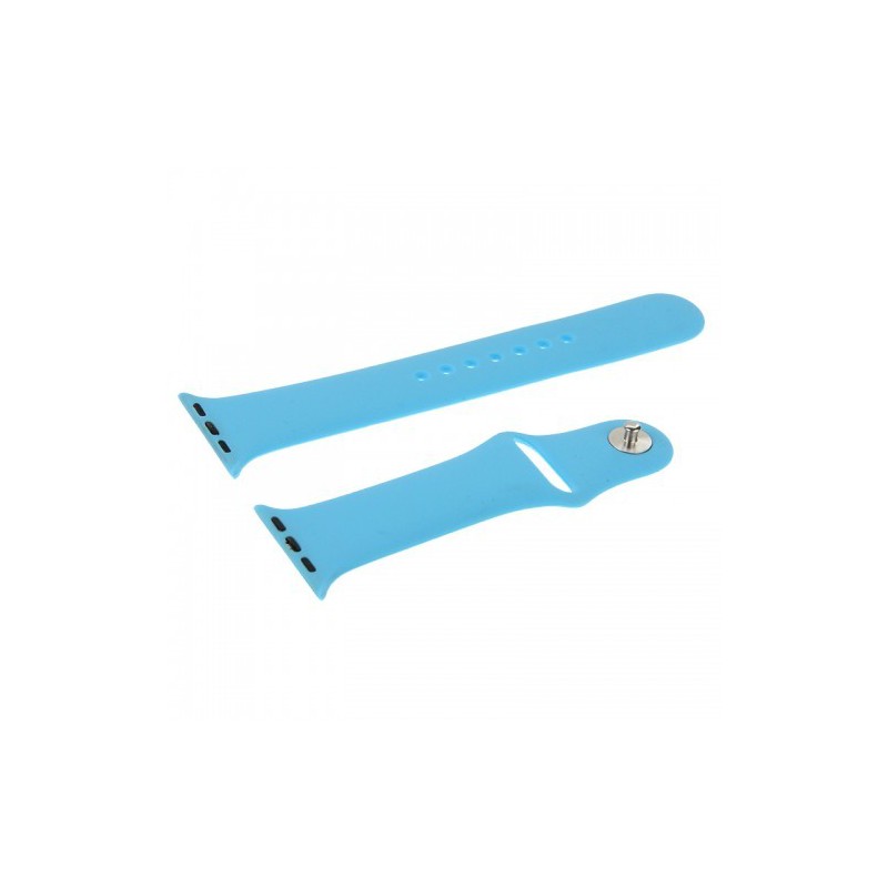 Apple Silicone Watch Strap 38mm-Light Blue