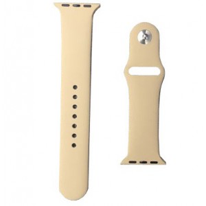 Apple Silicone Watch Strap 42mm-Light Brown