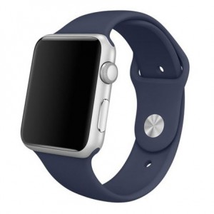 Apple Silicone Watch Strap 38mm-Navy Blue