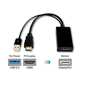 Unbranded HDM007  HDMI to Display Port (Active)