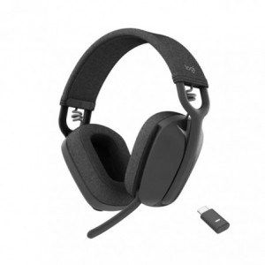 Logtech Zone Vibe - Graphite (Lightweight- Wireless headphones — Professional enough for the office perfect for working from home - with Microphone)