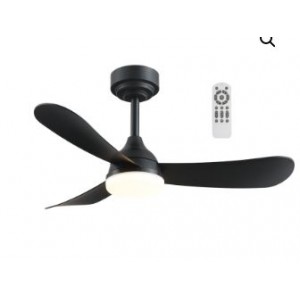 18W LED Cct 25W DC Motor 3 ABS Blades Remote