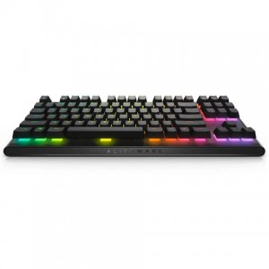 Dell  AlienWare Tenkeyless Gaming Keyboard - Device Type: Keyboard - US-English Layout- Backlit: AlienFX RGB / 16.8 million colours- Yes Adjustable Height-
