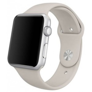 Apple Silicone Watch Strap 38mm-Stone