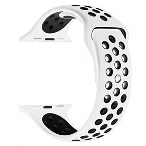 Apple Multi-colour Silicone Watch Strap 42mm-Stone Black