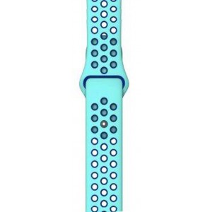 Apple Multi-colour Silicone Watch Strap 42mm-Turquoise|Blue