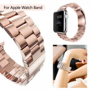 Apple Stainless Steel Watch Strap 38mm-Rose Gold