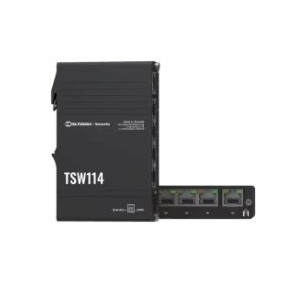 Teltonika Industrial 5 port Gigabit Switch- Supports auto MDI/MDIX crossover - Unmanaged (10Gbps)