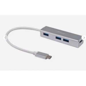 Equip HUB- USB-C - 4-PORT USB 3 Aluminum