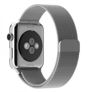Apple Stainless Steel Magnetic Milanese Loop Watch Strap 38mm-Rose Gold