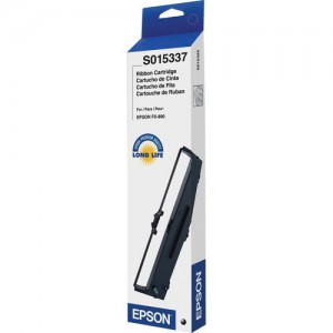  Epson S015337    Black Fabric Ribbon Cartridge for CART-LQ-590