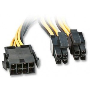 Lindy CAB-PWR-8-8WAY  44cm EPS12V 8-PIN Mainboard Power Extention Cable