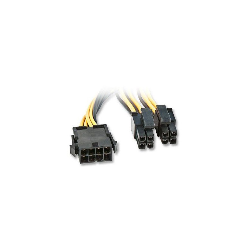 Lindy CAB-PWR-8-8WAY  44cm EPS12V 8-PIN Mainboard Power Extention Cable