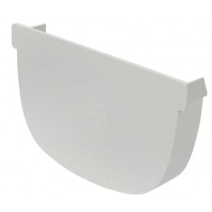 PVC Gutter D-SHAPE Stopend