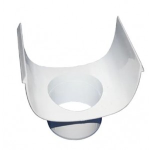 PVC Gutter D-SHAPE Outlet Round