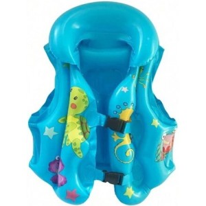 Casey Kids Inflatable Vest Blue Med
