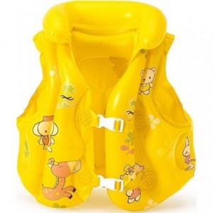 Casey Kids Inflatable Swim Vest Yellow S