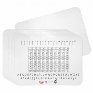 Writing Slate Single Sided A4 WB1 Basically Books PACK Of 10