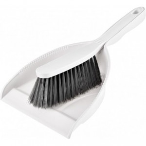 Casey Brush And Pan Set White