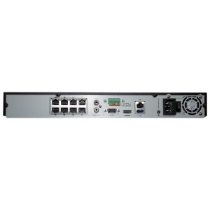 ikvision 8 Channel NVR - 80Mbps, 8x PoE, 2 SATA, Alarm IO (DS-7608NI-K2/8P)