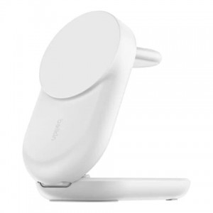Belkin - UltraCharge QI2 3-in-1 Foldable Charging Stand 25 Watt - White