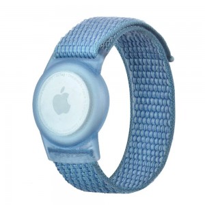 Adjustable Nylon Wristband Compatible with AirTags