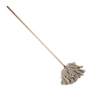 Apollo Mop With Wooden Handle And Metal Fit 400G