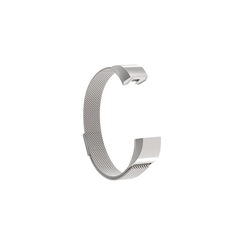 FITBIT ALTA Milanese Loop Watch Strap-Silver